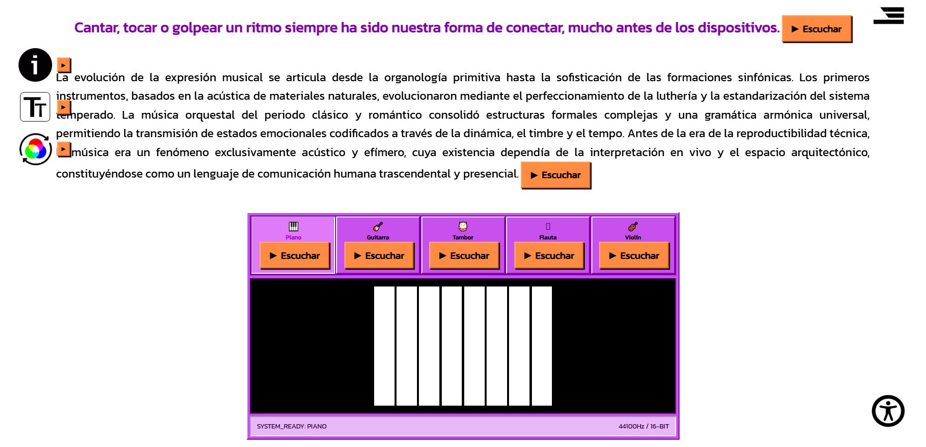Sitio web accesible