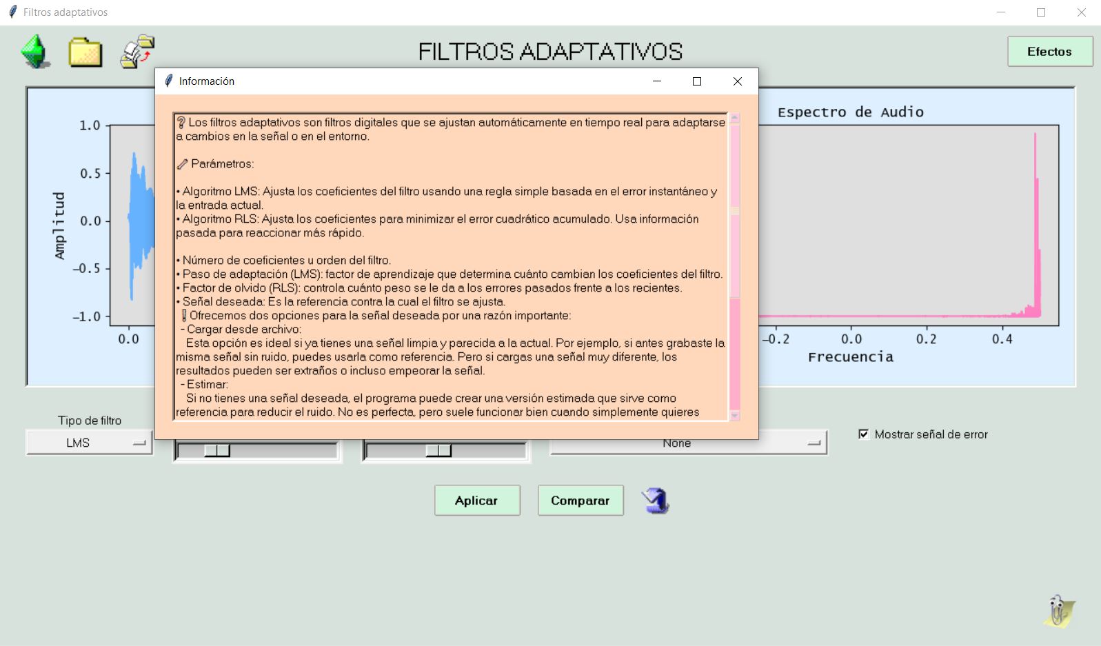 Filtros adaptativos